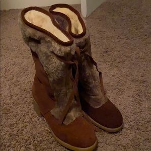 Like new Vintage Brown SnowLand Boots size 8